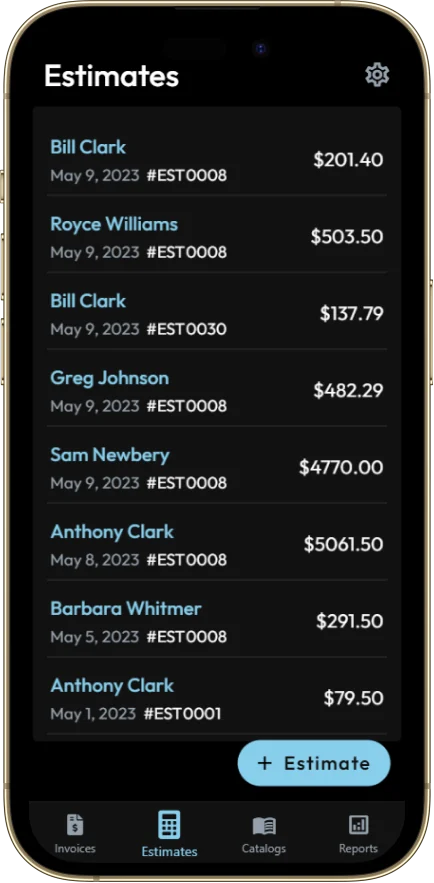 Official Invoice Maker interface presentation.